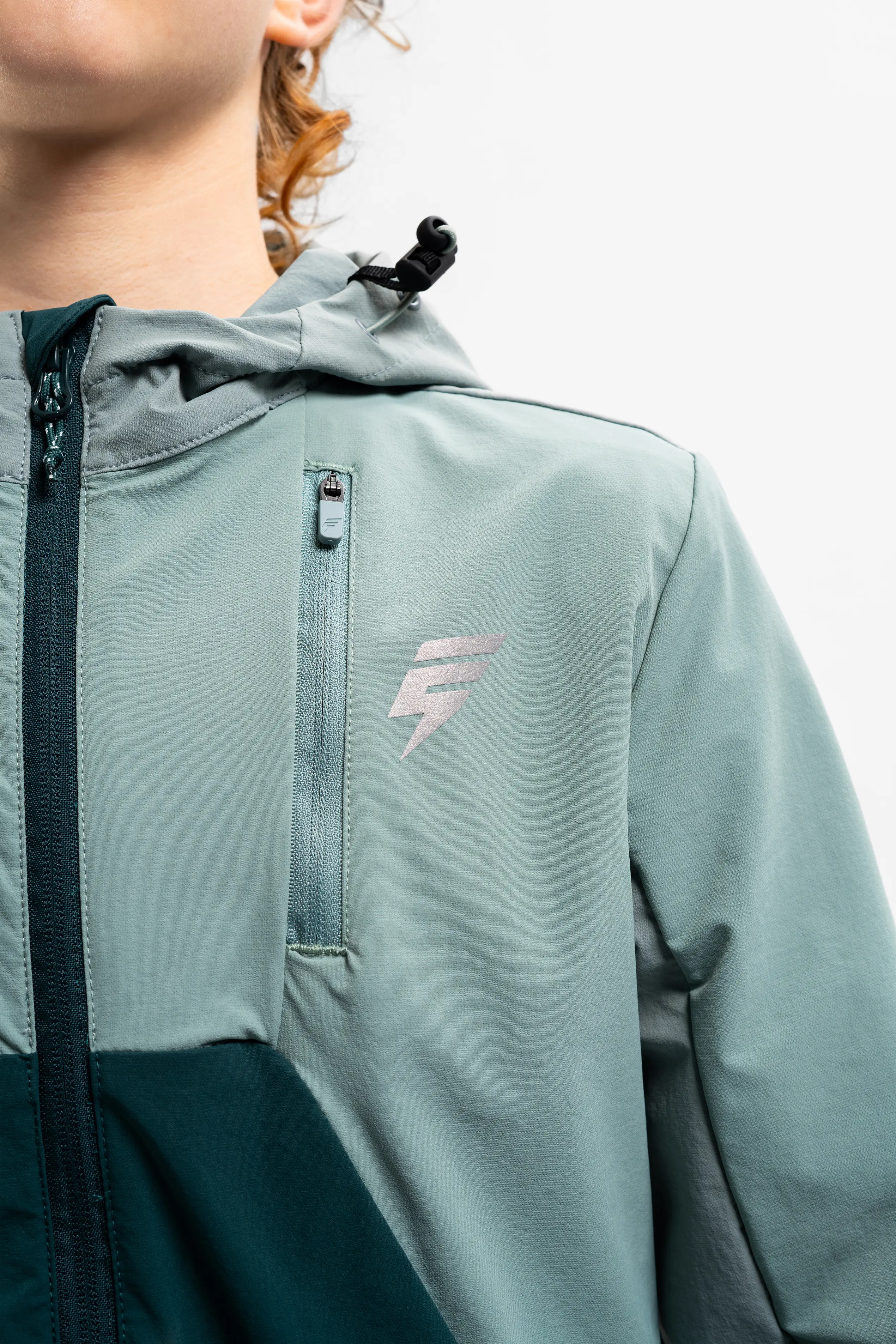 JUNIOR APEX TRACKSUIT - TEAL/GREEN - Image 4