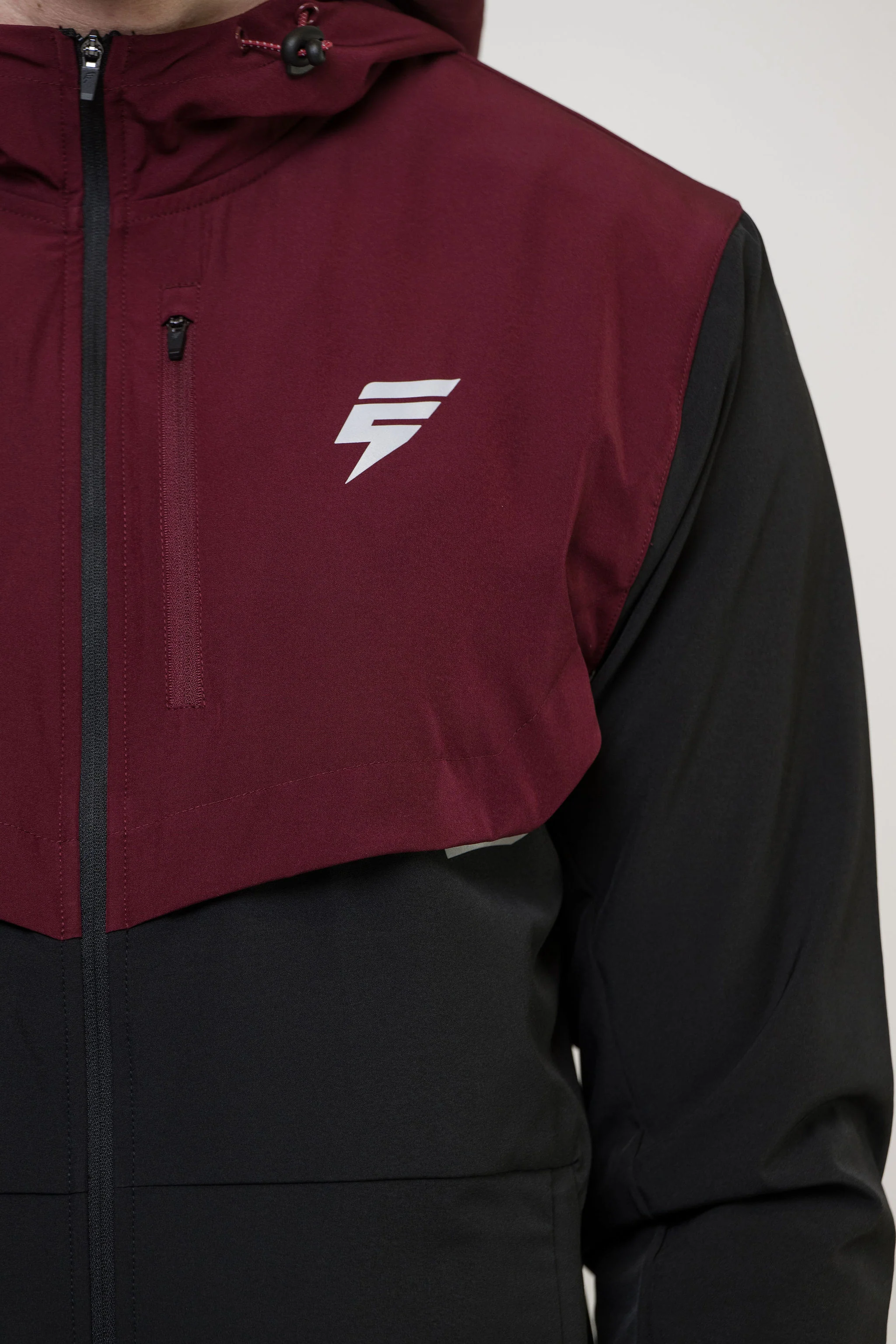 TRACK TRACKSUIT - BLACK/MAROON - Image 5