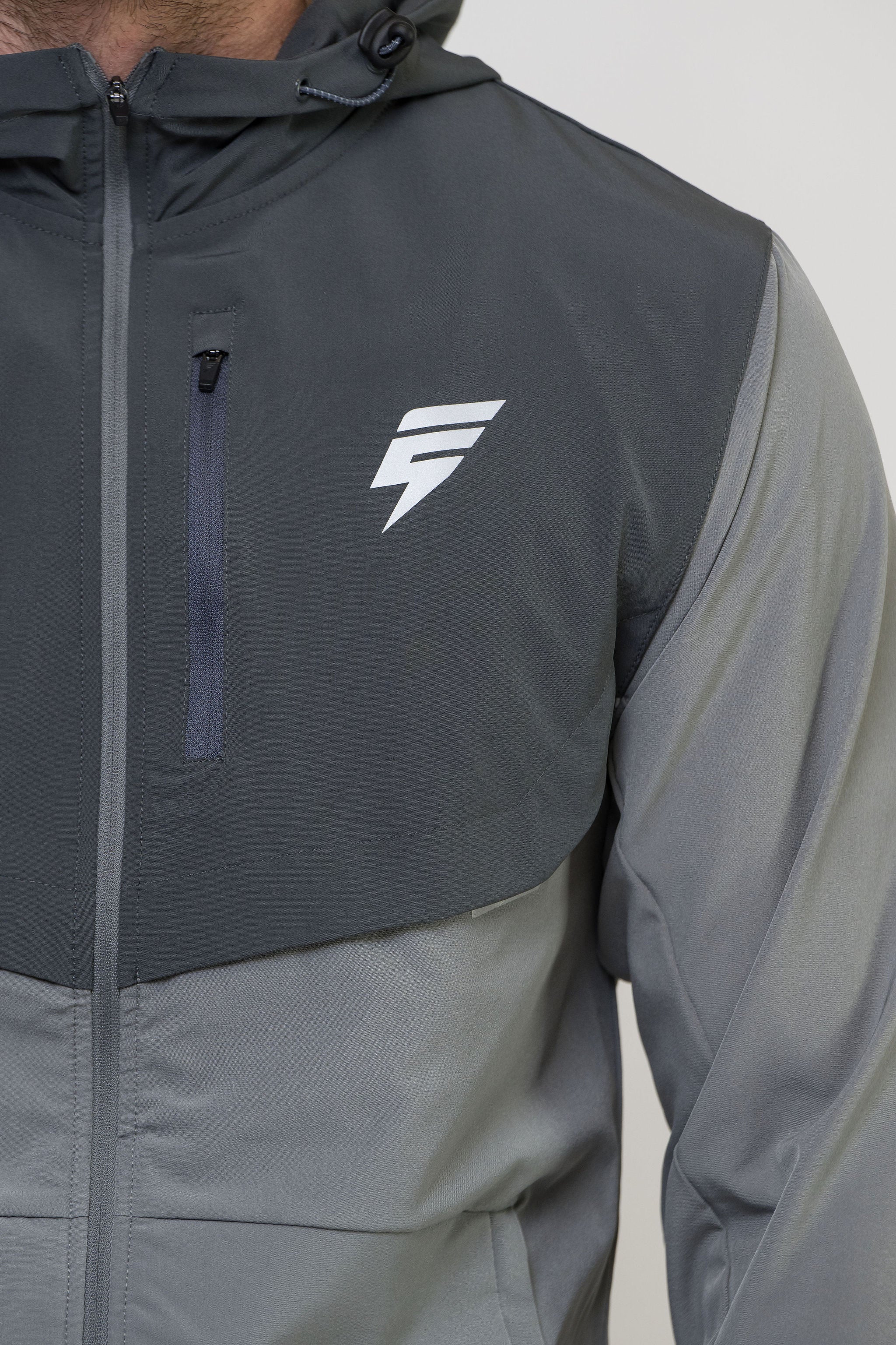 TRACK TRACKSUIT - LIGHT GREY/GREY - Image 4